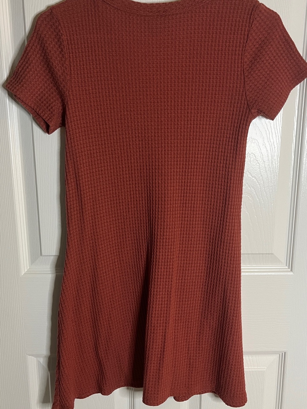 Button-Front Mini Dress - Picture 4 of 7